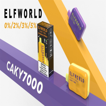 ElfWolrd Caky 7000 Strawberry sundae Vape