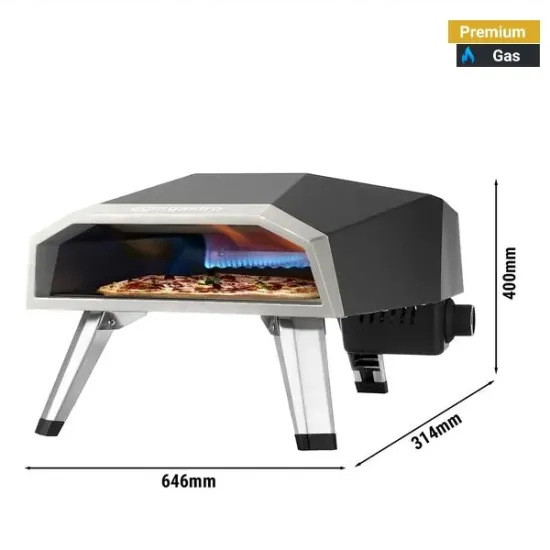 Outdoor Portable 12 Inch Gas Kitchen Pizza Oven