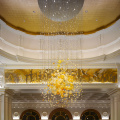 Classic design custom palace glass round chandelier lamp