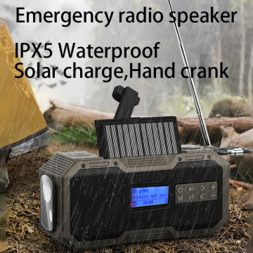 DF587 solar speaker NOAA AM FM radio