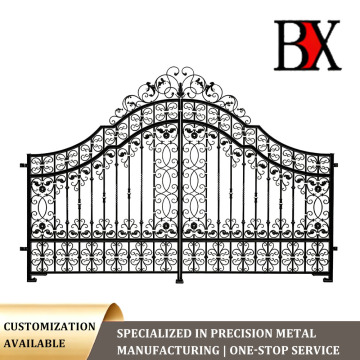Симметричные кованые ворота BX‑9M061
