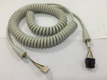Custom marking UL VW-1 Medical TPU jacket 24awg wire 6cores spring cable