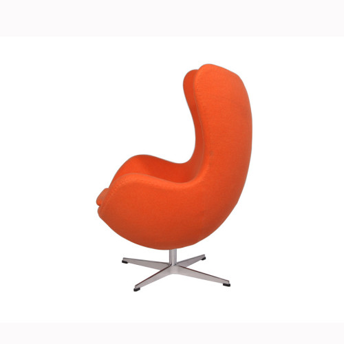 Klassischer Kaschmir-Wolleier-Lounge-Stuhl