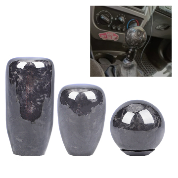 Carbon Fiber Gear Shift Knob for Universal Car Manual/Automatic Transmission Racing Shifter Lever