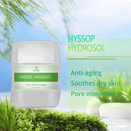 Organic Hyssop Flower Water | Hyssopus officinalis Distillate Water