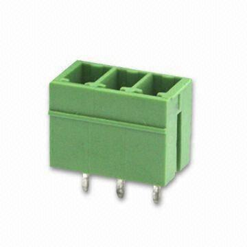 Male Pluggable Terminal Block with End, Available in 3.50 and 3.81mm Pitch