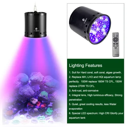 2018 new year LED Aquarium Fish Tank Coral Reef Led Aquarium Light Led Reef Tank Lighting