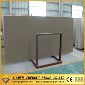 Deep brown quartz stone slab