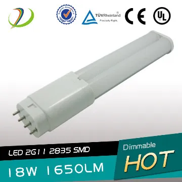 led 2g11/4 pin pl lamp Double pipes led 2g11