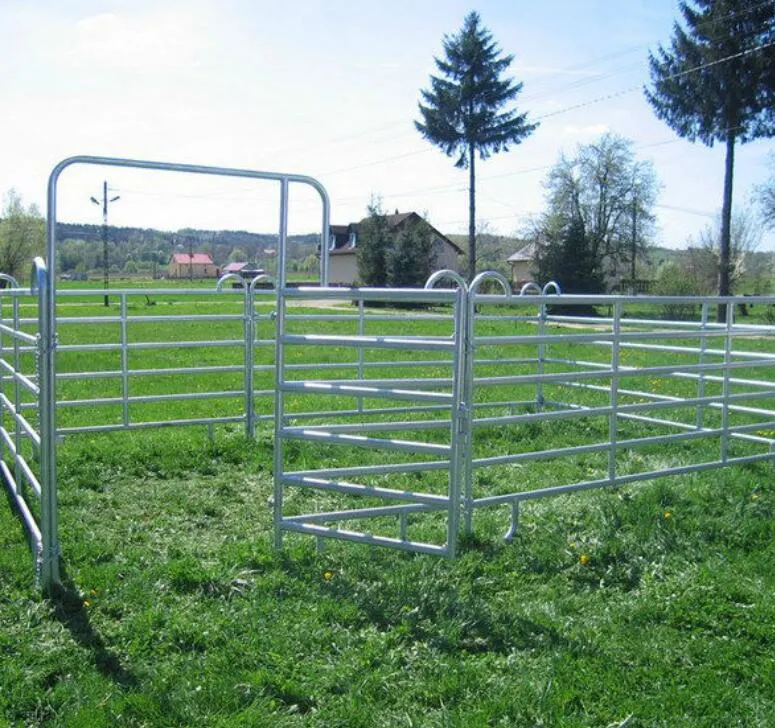 Chantiers de chevaux en métal, panneau de clôture de bétail, panneau de bétail de mouton