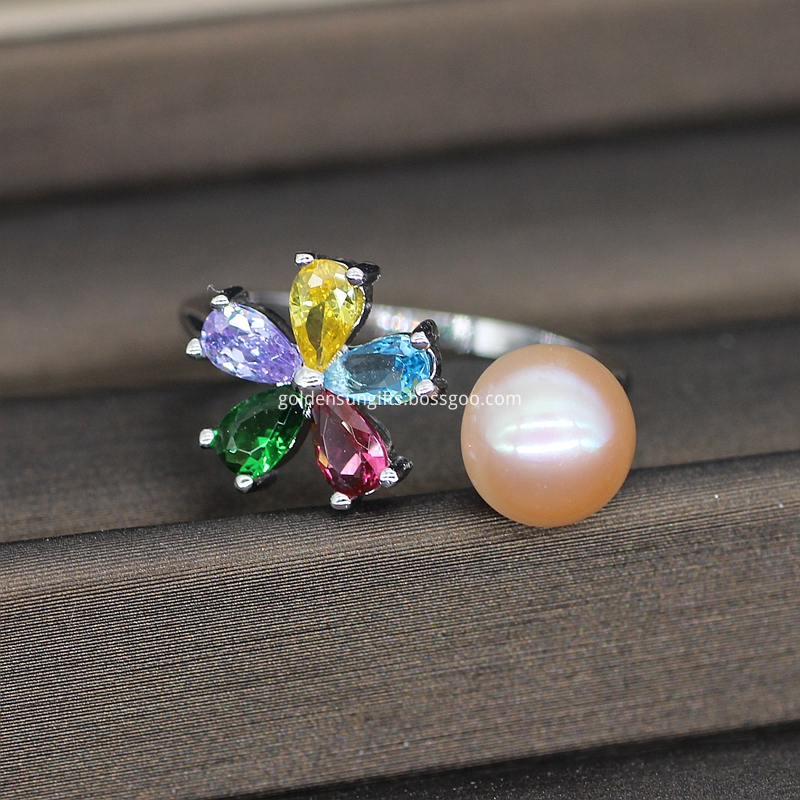 Freshwater Pink Pearl Ring