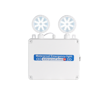 2*5W Heads Twin Heads de emergencia Luz de emergencia