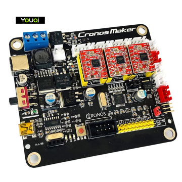 GRBL Controller Board för CNC Laser Engraver: Youqi Stepper Motor Double Y Axis USB Driver 3-Axis Control Board för 0,9 eller 1.1-version
