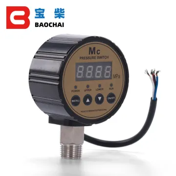 Automatic Intelligent Electric Gauge: High Pressure Digital Meter Controller for Air Compressor and Water Pump (0-1.6 MPA) Pressure Switch