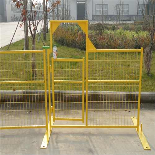 temporary construction fence detail