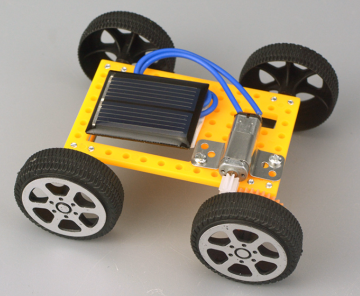 DIY STEM Kit: Ultra-Economic Mini Solar-Powered Toy Car for Kids' Science Experiments
