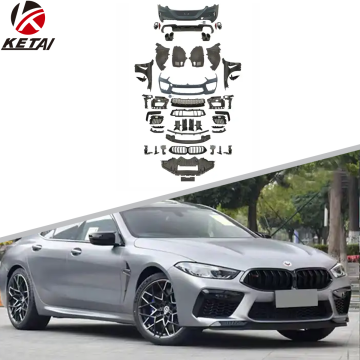 Upgraded M8 Bodykit Full Front Bumper Lip for BMW G16 8 Series Four-door