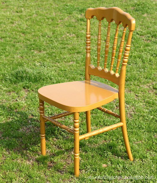 gold resin napoleon chair