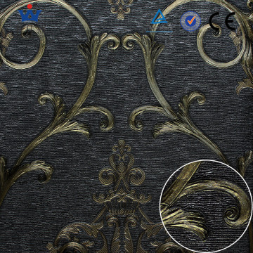Latest bedroom PVC Wallpaper from China Producer accept OEM service