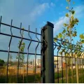 PVC Coated Curvy Welded Steel Wire Mesh Fence