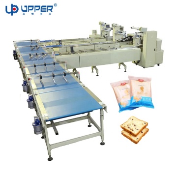 Horizontal Pillow Bag Packaging Machine for Toast, Sliced Bread, Cake Flow Packing