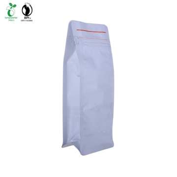 Ziplock Front Doypack Square Bottom Plastic Bag Dengan Bahan Hijau Alam Sekitar