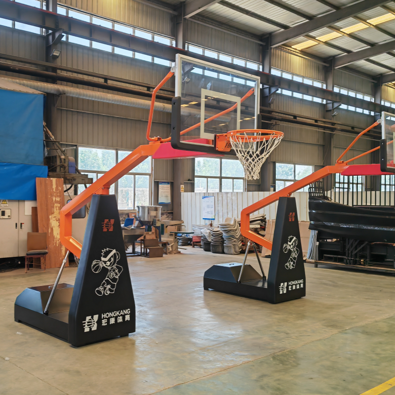 Manual Lifting Basketball Stands for Youth Sports