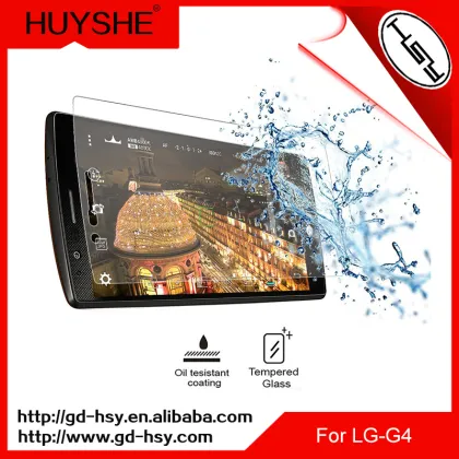 HUYSHE high definition clear tempered glass Screen Protector For lg g4 mobile phone