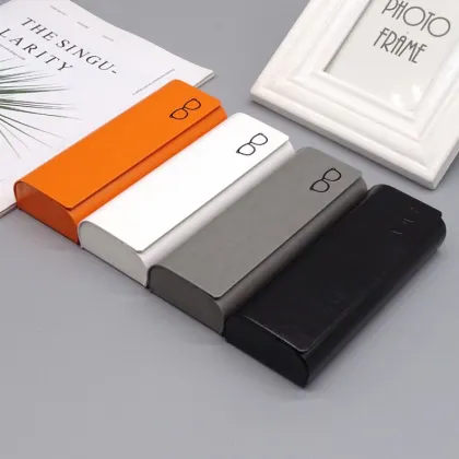 Vintage Fashion Myopia Sun Glasses Box - Portable Anti-Pressure Glasses Case for Men and Women