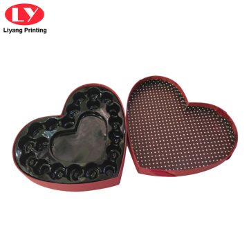 Chocolate Packaging Heart Shape Box Gift Paper