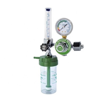 Medical Oxygen Tank Flow Meter Regulator with Humidifier for Gas Cylinder