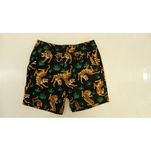 Mens Walking Beach Pants Tiger print beach shorts for boys Supplier