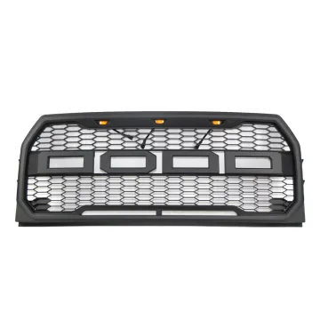 Factory Outlets Black Color Body Accessories Car Bumper Front Grille For Ford F150 Raptor 2015-2017