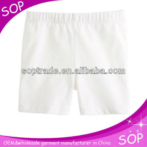 Fashion clothing 2016 elastic waistband cotton shorts kids clothing baby girl shorts