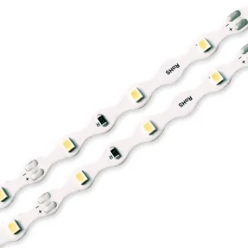 S Shape Flexible Light Strips 60/120/240 LEDs/m 2835 White LED Strip Lights for Decoration - Wholesale