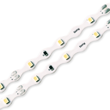 S Shape Flexible Light Strips 60/120/240 LEDs/m 2835 White LED Strip Lights for Decoration - Wholesale