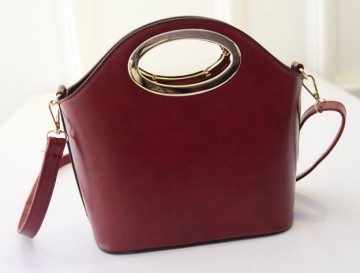 2015 Hot sale fashion cheap pu tote hand women's bag in stock