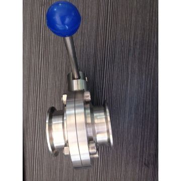 Stainless Steel Food Grade Clamped Butterfly Valve