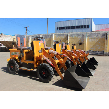 Electric tractor loader for mine