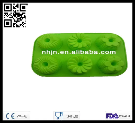 6 different Shape Mould Making Liquid Silicone Rubber