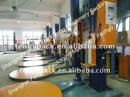 semi-automatic pallet stretch wrapper