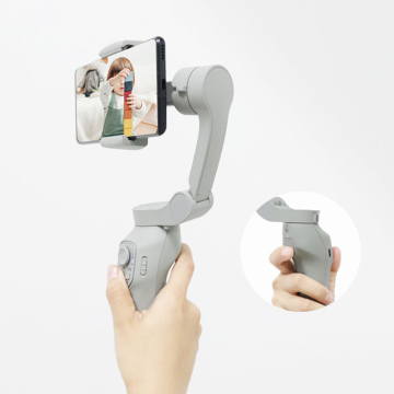 L7C Pro Mobile Phone Tripod: Selfie Face Gimbal Stabilizer 3-Axis Foldable