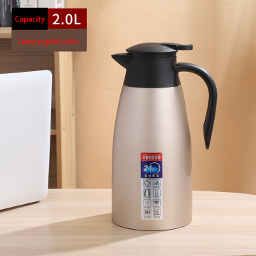 Thermos à café en acier inoxydable: thé à thé de camping fonctionnel et maison du chef thermos