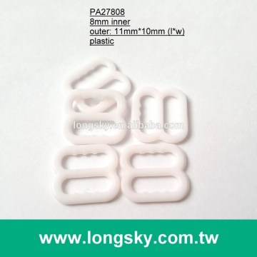 (#PA27808/8mm inner) small plastic 8 ring jaggy inner slide buckle for nightwear