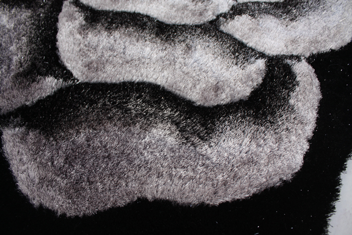 Polyester Shaggy Rug 3D Design