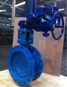 Electric Actuator Control Triple Eccentric Butterfly Valve/Control Valve/Flow Water Control Valve/Actuated Valve