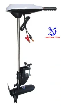 Fibra de vidrio/bote de goma DC 12 V motor de trolling eléctrico