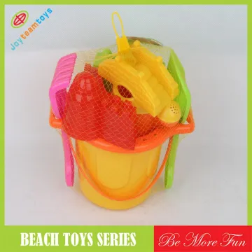 JTS50005 colorful sand toys bucket tools beach toys