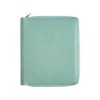 Pu material business notebook pouch