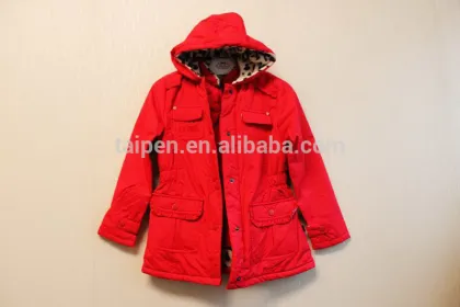 2016 Lovely 100% Polyester Kids Girls Jacket Winter Children Down Jacket With Hood